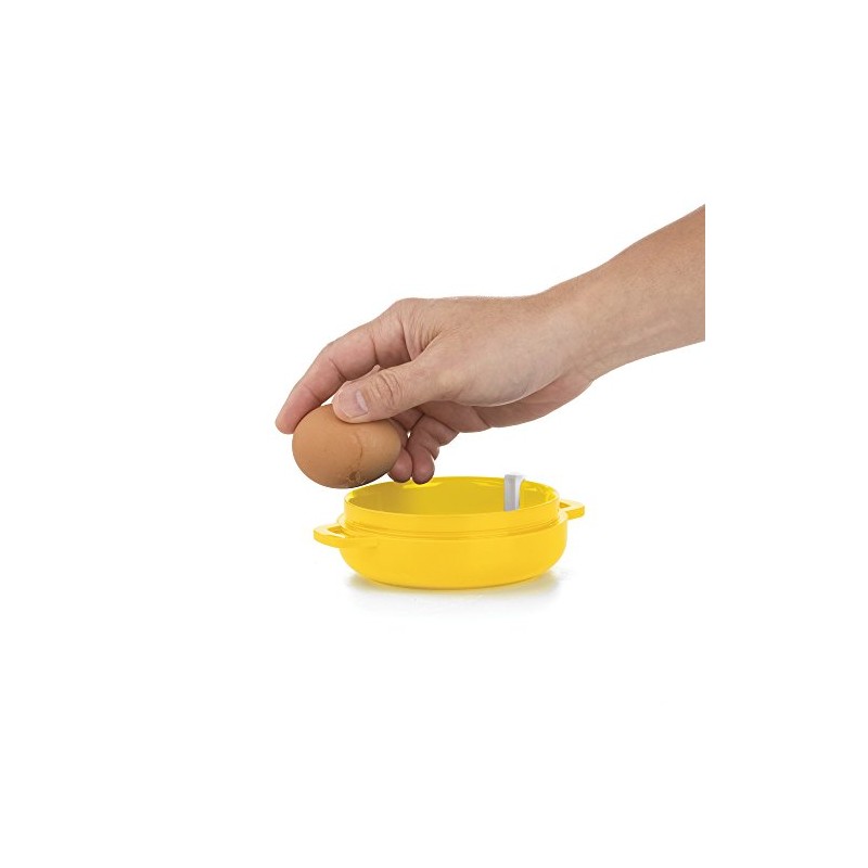 PrepSolutions Breakfast Sandwich Maker, 1 Egg, Yellow - Easy-to-Use Cooker