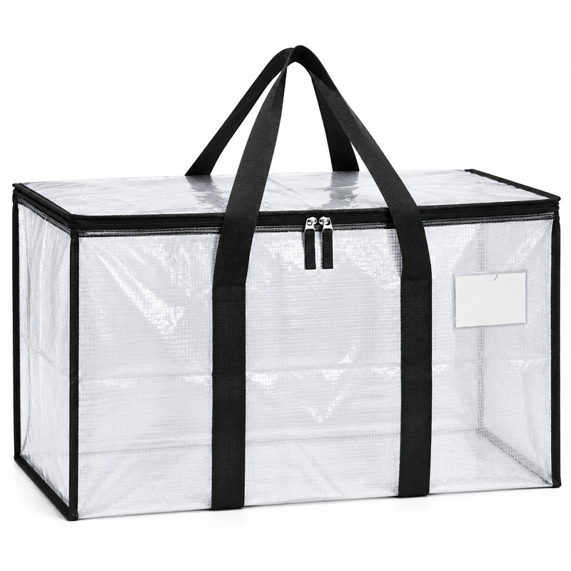 Heavy Duty Large Storage Tote Bag for Moving & Organization