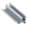 Gray Sliding Shower Door Bottom Guide - 1-3/8" Wide x