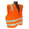 Radians SV8OMXL Polyester Mesh Standard Class-2 Vest, X-Large, Orange