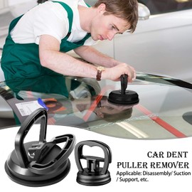 Xximuim Dent Puller, Car Dent Puller Car Dent Removal Kit Powerful Car Dent Remover Tools for Car Dent Repair, Glass, Screen, Tiles & Objects Moving (1pcs Big Black and 1 pcs Small Black)