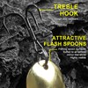 5pcs Fishing Spoon Lures Spinners Baits Hard Metal Jigs Spoon