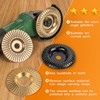 BLEKOO 4PC Angle Grinder Wood Carving Disc Set, 4" &