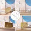 NFASHIONSO Acrylic Mail Holder,Desk Mail Bill Countertop Holder for Home