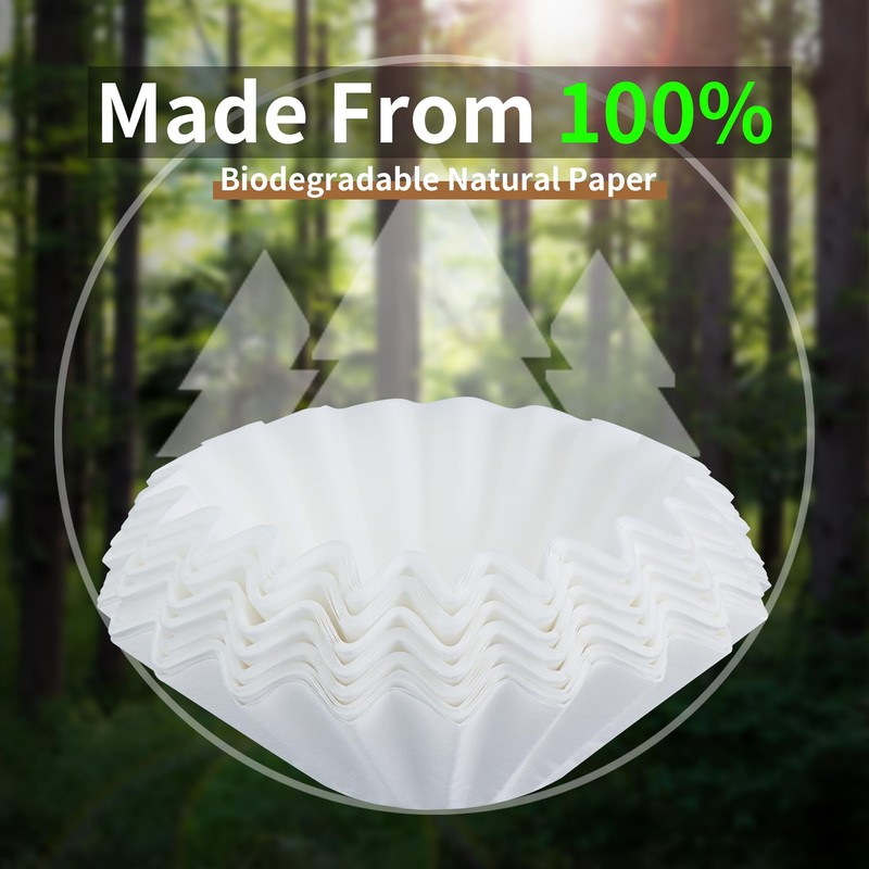 Disposable Coffee Paper Filters for Ninja PB051 PB041 Coffee Maker,