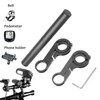 ZMD Bike Bicycle Handlebar Extender,11.8''(30 cm) Multifunctional Aluminum Alloy Bracket