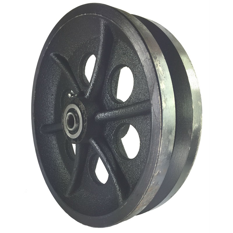 Sliding Barn Door Cast Iron Wheel Kit 8" X 2"