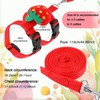 4 Sets Adjustable Rabbit Harness and Leash, Rabbit Harness and