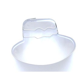 Staedter Embossing Hat Shape Cookie Cutter, Silver