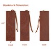 2 Pcs Wolf Lion Leather Bible Bookmark, Christian Bookmarks Gifts