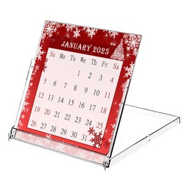 2025 CD-Style Desk Calendar 12 Months Calendar/Planner/Desk Calendar With CD Case Stand, Office Decor, Christmas Gifts (Edition #026)