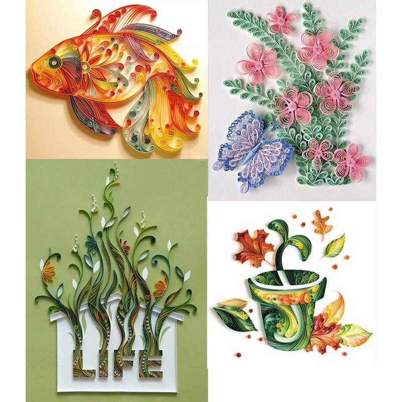 Yeooyoor 1030 sheets Origami Stars Papers Package DIY Paper -