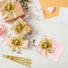 GOIYZTTR 30Pcs Large Pull Bows Ribbon Gold Large Pull Bows