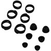 JNSA 12 PCS Medium Size Wingtips and Ear Tips Compatible