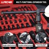 LLNDEI 1/4 & 3/8 Inch Drive Impact Socket Set, 186