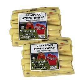 Wisconsin Cheese  Jalapeno Pepper String Cheese (2 - 12 oz. Pack)