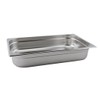 CateringBase Stainless Steel Gastronorm Pan, 1/1 Size, 65mm Deep, Silver