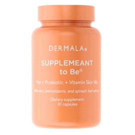 Dermala #FOBO SUPPLEMEANT to Be Acne Supplement | All Natural Daily Prebiotics Probiotics Vitamins Skin Mix with Zinc | Improve Clear Blemish-Free Radiant Skin Through Balancing Gut Health