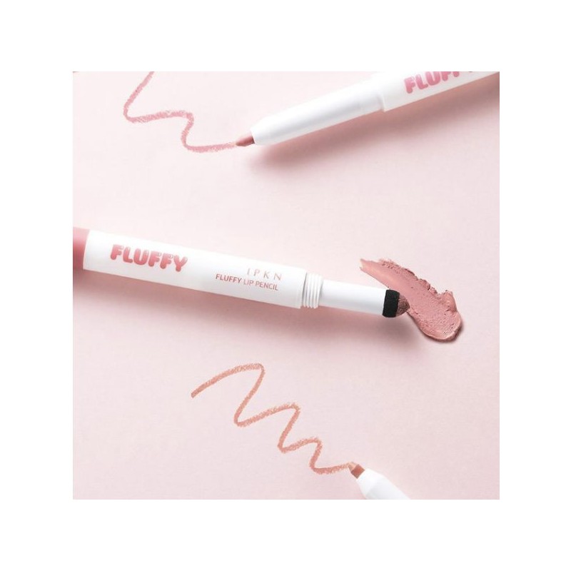 IPKN Fluffy Lip Pencil 1.3g, Color:08 Bay Rose