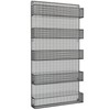 Spice Rack Organizer - Space-Saving Wall-Mount 5-Tier Wire Shelves for