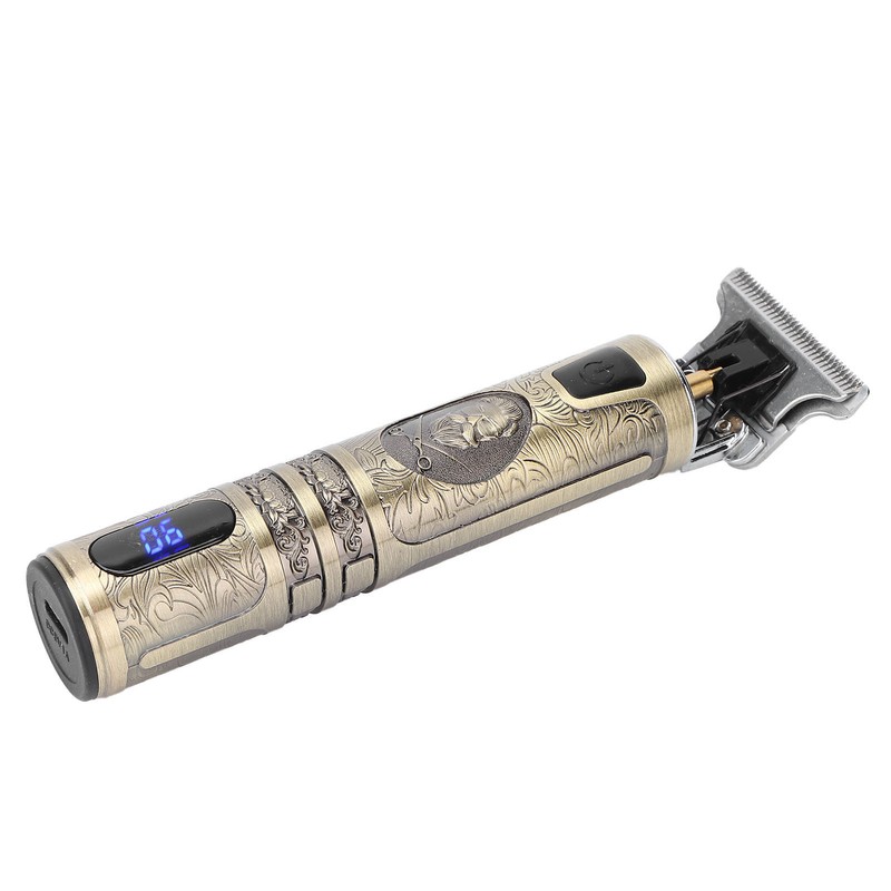Electric Hair Trimmer Clipper USB Portable Professional Retro Hair Cutting
