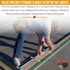 Big Foot Folding Layout Stick – Adjustable Stud Spacing Tool