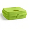 Tupperware Set of Two Sandwich Keepers. Lt Green