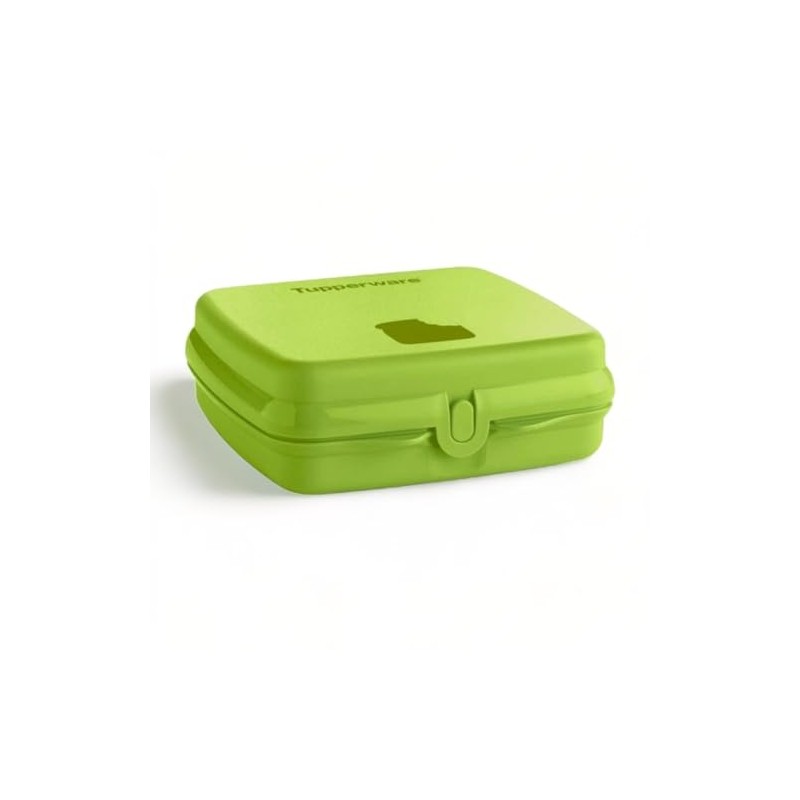 Tupperware Set of Two Sandwich Keepers. Lt Green
