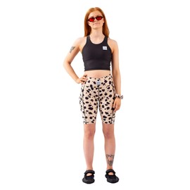 Eivy Women's Venture Biker Shorts, cheetah