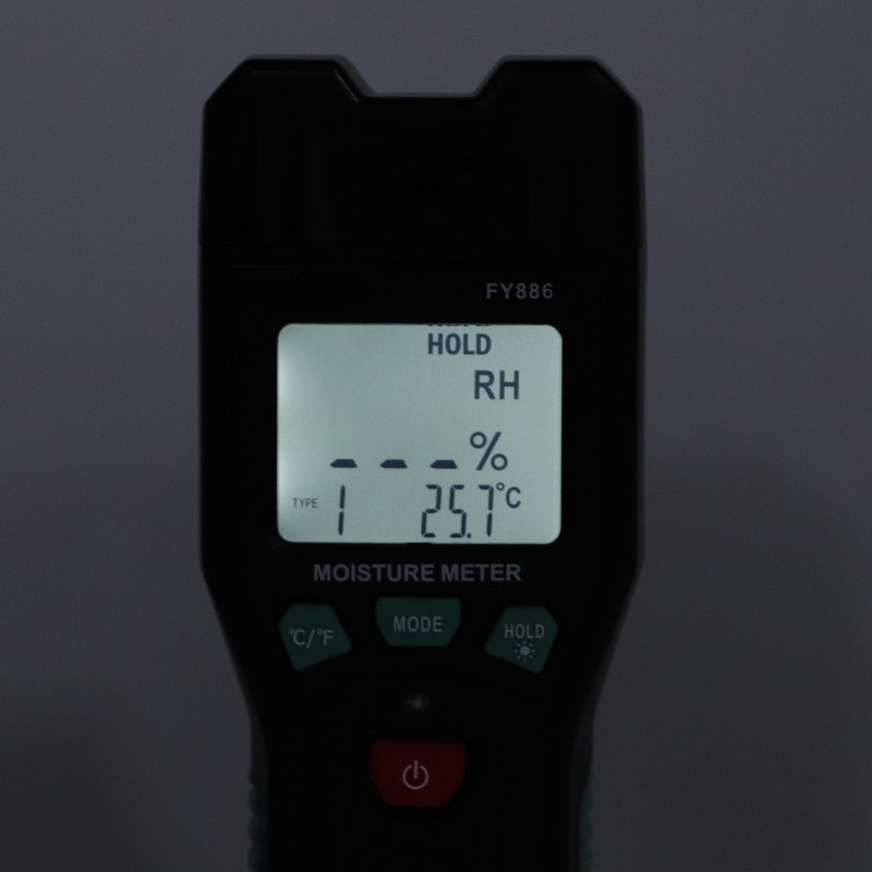 FY886 High Accuracy Digital Wood Moisture Detector Timber Humidity Tester