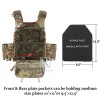 KRYDEX Low Vis Slick Molle Plate Carrier & Tactical Placard