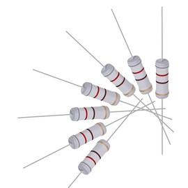 uxcell 20Pcs 820 Ohm Resistor, 3W 5% Tolerance Metal Oxide Film Resistors, Lead, Flame Proof for DIY Electronic Projects and Experiments