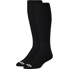 Baseball Socks 2 Pair (Small/Black)