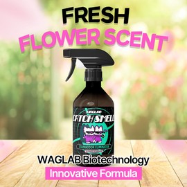 WAGLAB CATCH SMELL Stain & Odor Eliminator flower Deodorizer air fresheners for Home, Carpet Remover for Cats & Dog Pee Cat Urine Destroyer,Clean refresher Spray