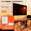 TV Cable Hider Wall Kit for Wall Mounted TV with