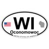 US Decal, Inc. Oconomowoc, Wisconsin Oval Sticker