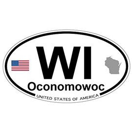 US Decal, Inc. Oconomowoc, Wisconsin Oval Sticker
