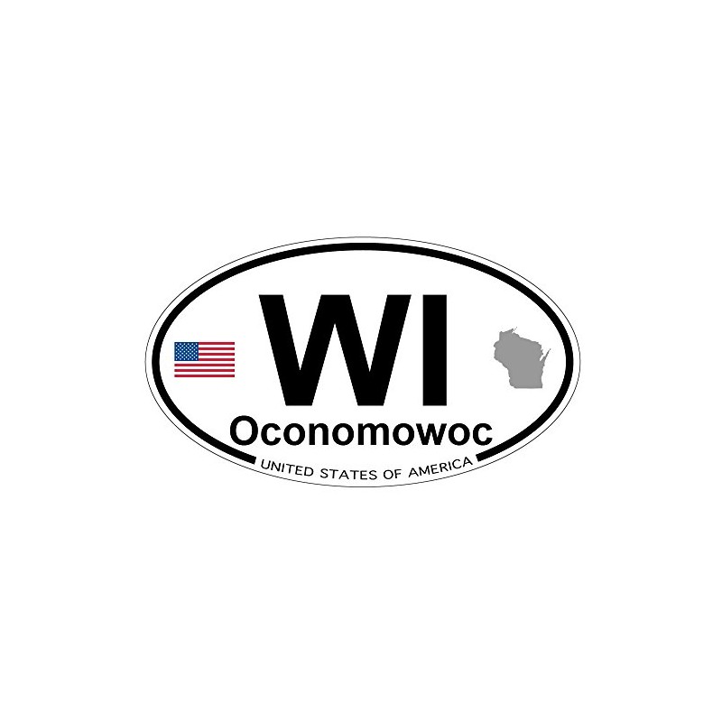 US Decal, Inc. Oconomowoc, Wisconsin Oval Sticker
