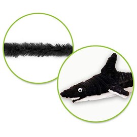 Multicraft Chenille Garland Tinsel - .4 Inches - 3.25 Yards - Black