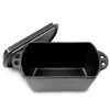 Voulosimi Cast Iron Loaf Oven Pan - 4.33"x4.92"x8.66" Durable Loaf