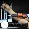 Pack of 2 bit extensions, flexible shaft, bit extension, bit