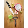 Kyocera Advanced Ceramic Revolution Series 4.5-inch Utility Knife, Black Handle,