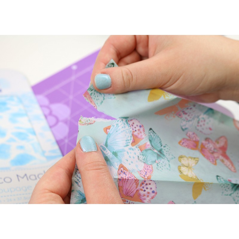 Trimcraft Decoupage Craft Papers-Seahorse 26 x 37.5 cm, (3 Sheets,