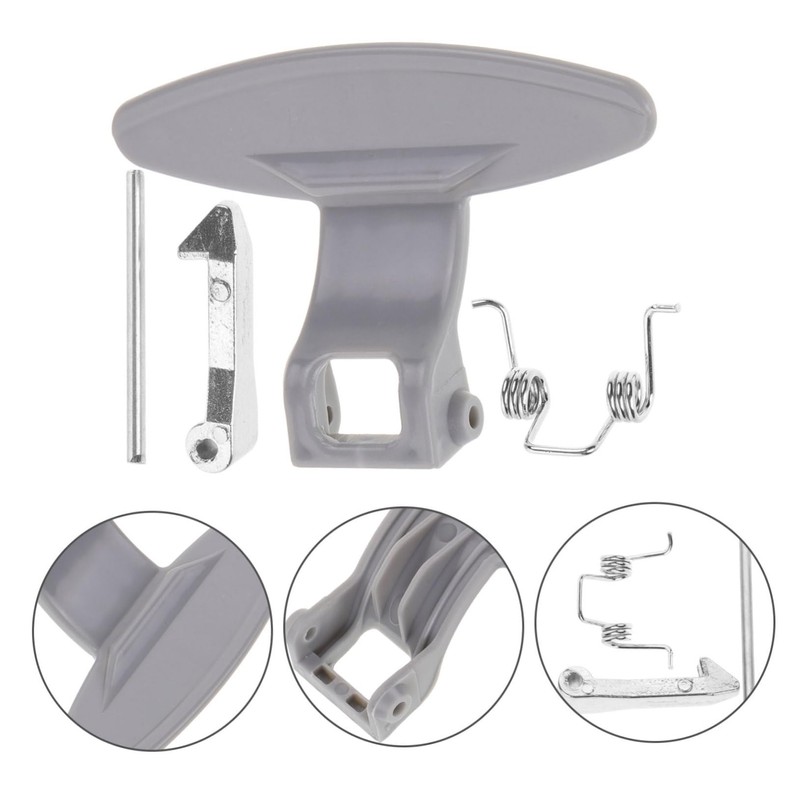 jojofuny 5 Sets Drum Washing Machine Handle Replacement Metal Door