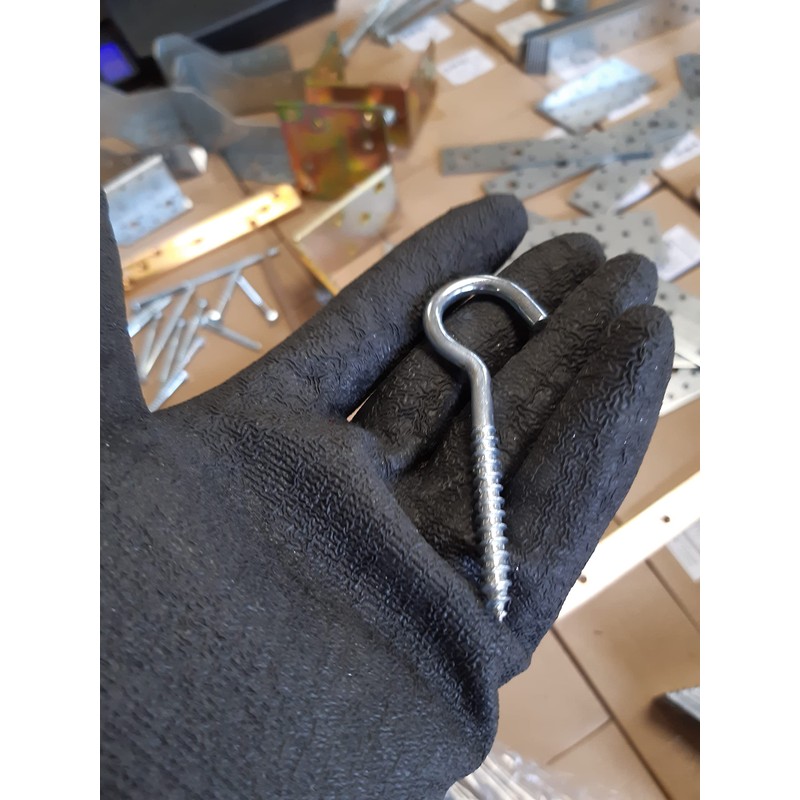 Screw in Hooks Plain Ceiling Cup Screw-in Hooks M5 Large