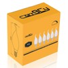carryBC Candelabra LED Bulbs 2700K 40w Equivalent Improve Flame tip
