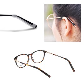 Alamic Eyewear Retainer Eyeglass Temple Tip for Kids and Adults Silicone Anti Slip Holder for Glasses Piece Ear Hook - 12 Pairs