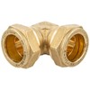 MS Clamping Ring Connector Angle 90° Screw Connection 18 x