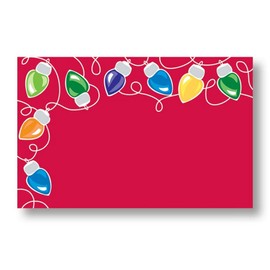 Bright Christmas Lights Enclosure Cards/Gift Tags - 3 1/2 x 2 1/4in. (50)
