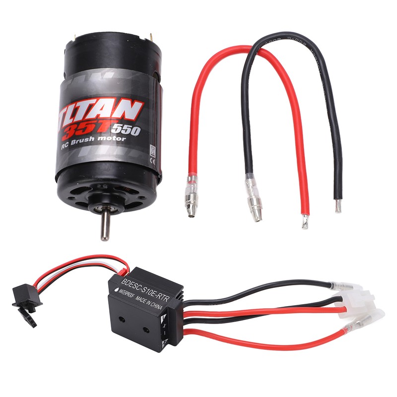 550 Brushed Motor with 320A Two Way Brushed Waterproof ESC